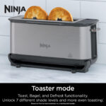 توستر Ninja Foodi 2-in-1 Flip Toaster مدل ST101 - تصویر 6