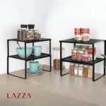 شلف فلزی دو طبقه چند حالته برند لازا مدل KT-SH-02 - تصویر 2